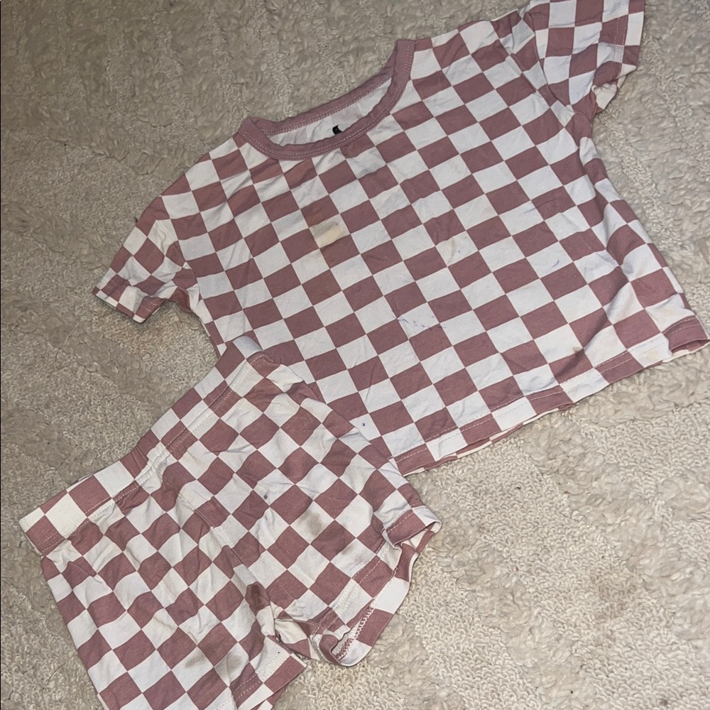 Slumber Coo Bamboo Checkered Set 12-18M *PLAYYYY!*